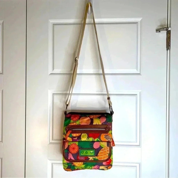 Lily Bloom Padded Shoulder Bag Pineapple Design - Picture 13 of 13